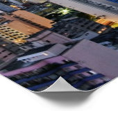 Sao Paulo Cityscape 2 Poster (Hoek)