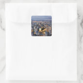 Sao Paulo Cityscape 2 Vierkante Sticker (Tas)