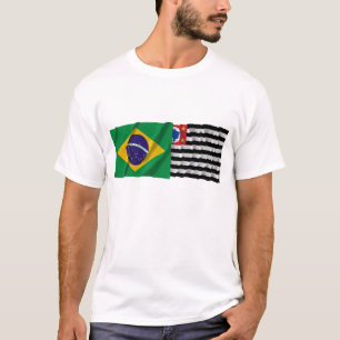 São Paulo en para Waving Flags T-shirt