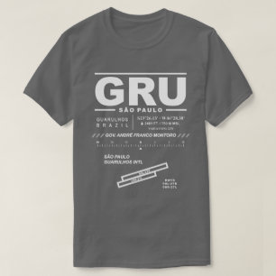 Sao Paulo Guarulhos Int'l Airport GRU T-shirt