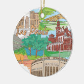 Sao Paulo Keramisch Ornament (Links)