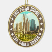 São Paulo Keramisch Ornament (Links)