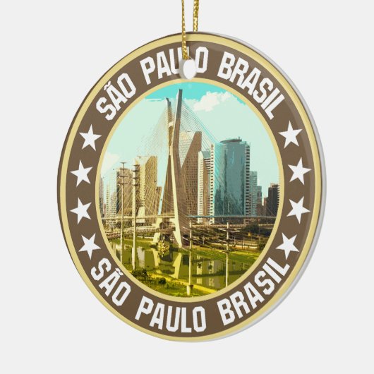São Paulo Keramisch Ornament (Links)