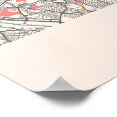 Sao Paulo - paradepaardje Chalk Poster (Hoek)