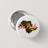 Sao Paulo Ronde Button 3,2 Cm (Voorkant /achterkant)
