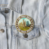 São Paulo Ronde Button 7,6 Cm (In situ)