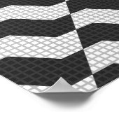 São Paulo Sidewalk - SP Poster (Hoek)