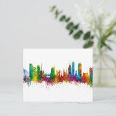 São Paulo Skyline Brazilië Briefkaart (Staand voorkant)