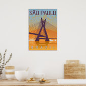 Sao Paulo Vintage Poster (Keuken)
