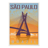 Sao Paulo vintage poster (Voorkant)