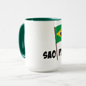 Sao Paulo, Vlag van Brazilië, Mok (Voorkant links)