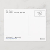 Sao Roque - Azoren Briefkaart (Achterkant)