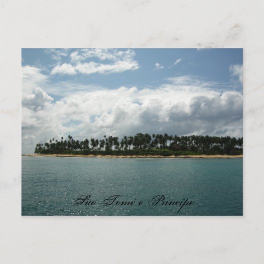 São tomé 4, São Tomé e Príncipe Briefkaart (Voorkant)