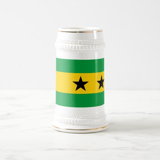 Sao Tome and Principe Flag Bierpul (Center)