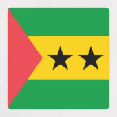 Sao Tome and Principe Flag Labels (Design 2)