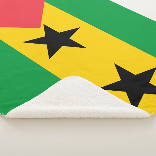Sao Tome and Principe Flag Sherpa Deken (3/4)