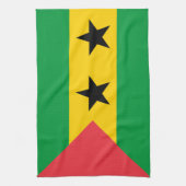 Sao Tome and Principe Flag Theedoek (Verticaal)