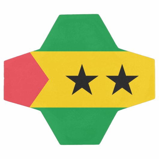 Sao Tome and Principe Flag Voetbal (Enkel)