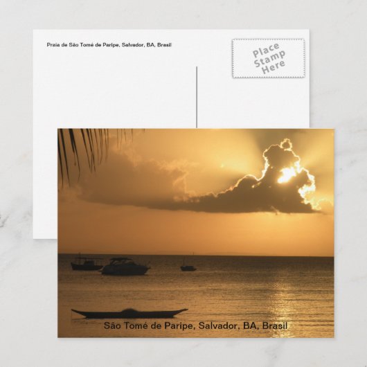 Sao Tomé de Paripe, Salvador, BA, ... Briefkaart (Voorkant / Achterkant)