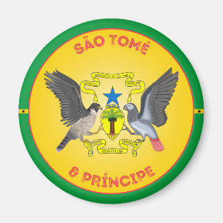 Sao Tome en Principe Erfgoed Embleem Magneet