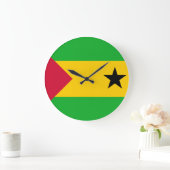 Sao Tomé en Principe Flag Grote Klok (Huis)