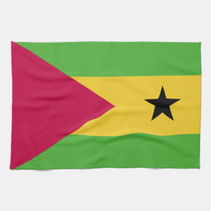 Sao Tomé en Principe Flag Theedoek