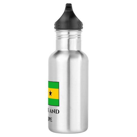 Sao Tomé en Principe Flag Waterfles (Rechts)