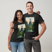 Sao Tome en Principe Illustratie Reis Kunst T-shirt (Unisex)