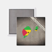 Sao Tomé en Principe Magneet (Voorkant / Achterkant)