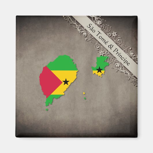 Sao Tomé en Principe Magneet (Voorkant)