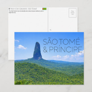 São Tomé en Principe Reisansichtkaart Briefkaart