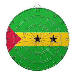 Sao Tomé en Principe (Sao Tomé en Principe) Vlag Dartbord