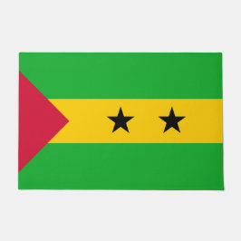 Sao Tomé en Principe (Sao Tomé en Principe) Vlag Deurmat