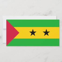 Sao Tomé en Principe (Sao Tomé en Principe) Vlag Kaart