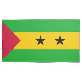 Sao Tomé en Principe (Sao Tomé en Principe) Vlag Kussensloop (Voorkant-Links)