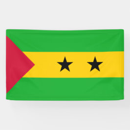 Sao Tomé en Principe (Sao Tomé en Principe) Vlag Spandoek
