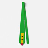 Sao Tomé en Principe (Sao Tomé en Principe) Vlag Stropdas (Voorkant)