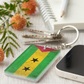 Sao Tome en Principe Sleutelhanger (Voorkant Rechts)