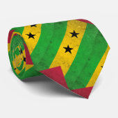 Sao Tomé en Principe Stropdas (Opgerold)