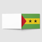 Sao Tomé en Principe vlag Gastenboek (Volledig)