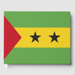 Sao Tomé en Principe vlag Gastenboek
