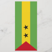 Sao Tomé en Principe vlag Menu (Achterkant)
