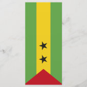 Sao Tomé en Principe vlag Menu (Voorkant)