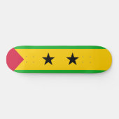 São Tomé en Principe vlag Persoonlijk Skateboard (Horizontaal)