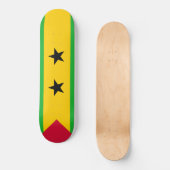 São Tomé en Principe vlag Persoonlijk Skateboard (Voorkant)