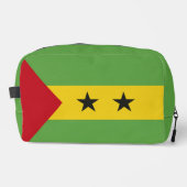 Sao Tomé en Principe vlag Toilettasje (Voorkant)