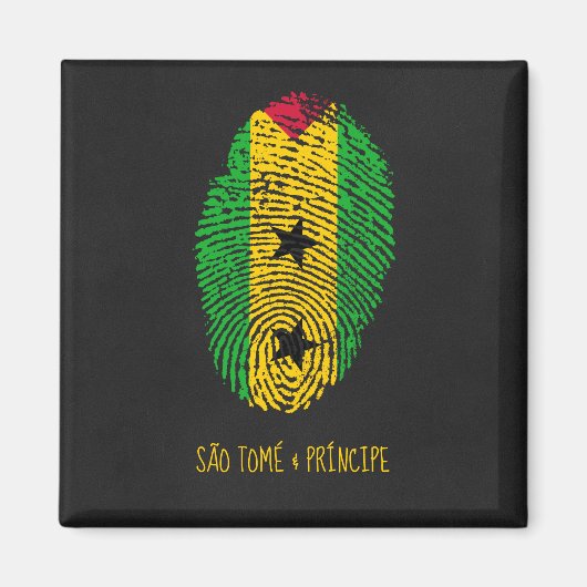 São Tomé und Príncipe Magneet (Voorkant)