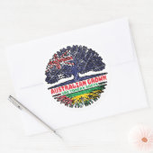 Sao Tomean Australian Australië Ronde Sticker (Envelop)