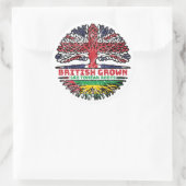 Sao Tomean - Britse boom Ronde Sticker (Tas)
