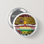 Sao Tomean Spanje Ronde Button 5,7 Cm (Voorkant /achterkant)